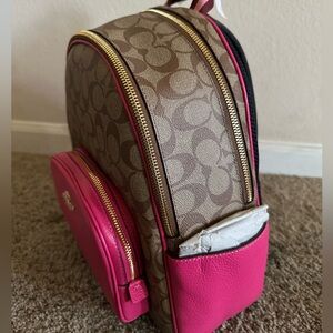 large coach court backpack in canvas